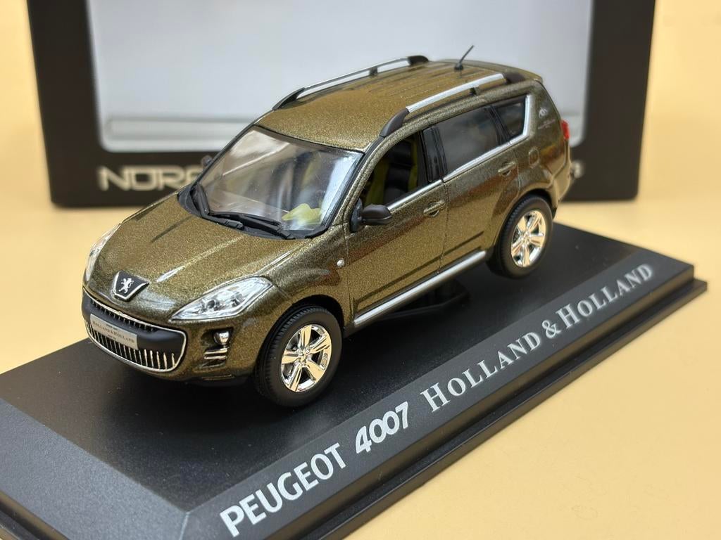 Peugeot 4007 Holland & Holland 1:43 Norev, Ophalen of Verzenden, Zo goed als nieuw, Auto, Norev
