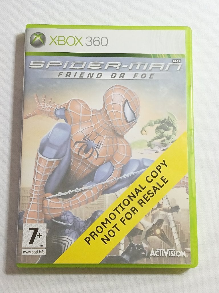 Spider-Man Friend or Foe - Xbox 360 - Not for resale - PAL, Spelcomputers en Games, Avontuur en Actie, Gebruikt, Microsoft, 1 speler