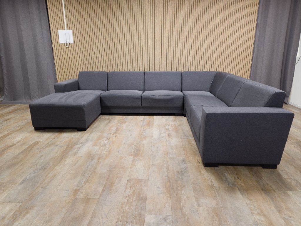 Zeer Mooi Groot Antraciet U Bank !!!, Info@banxtel.nl, 3194DC, U Bankstel, Overige maten