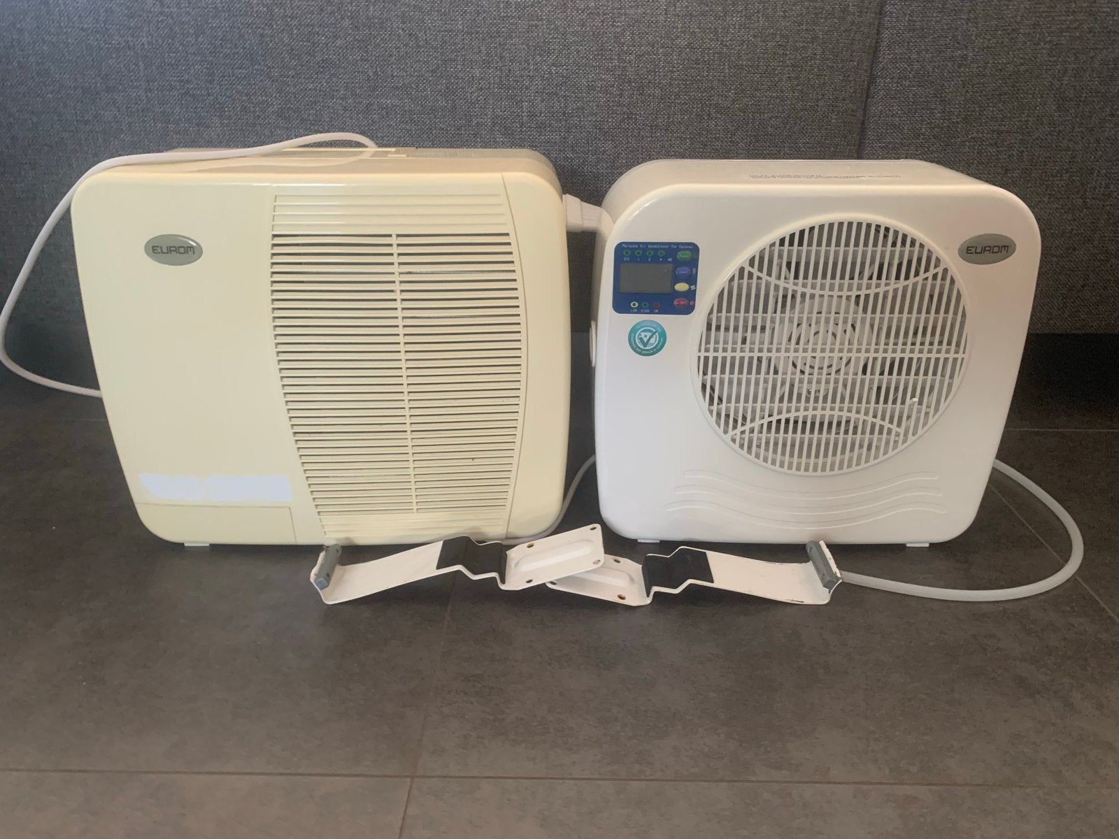Eurom Split-unit airconditioner AC2401 voor caravan, Gebruikt, Minder dan 60 m³, 2 snelheden, Ophalen of Verzenden