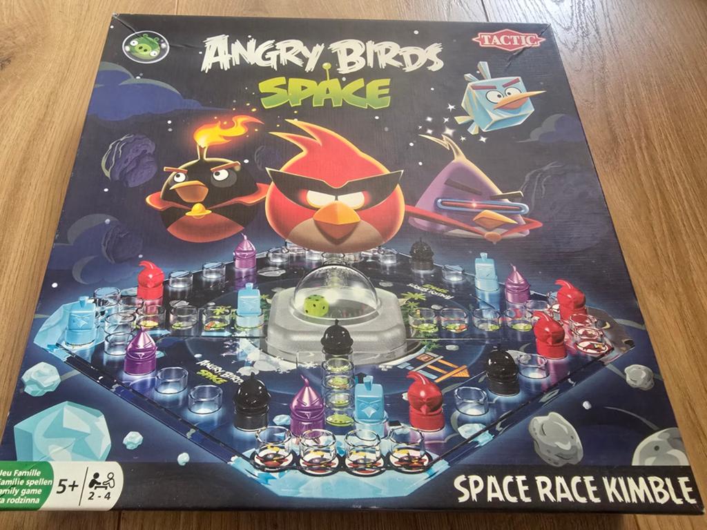 Angry Birds Space Race Kimble Bordspel, Drie of vier spelers, Ophalen of Verzenden, Gebruikt, Tactic