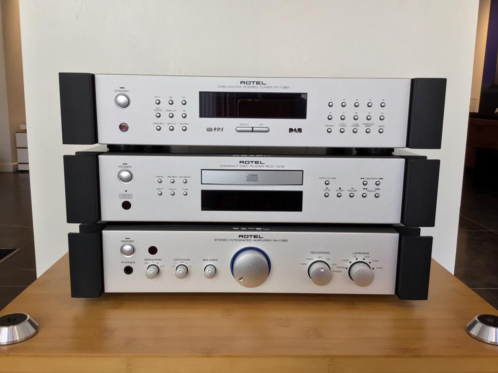 Rotel RA-1062/RCD-1072/RT-1062 versterker/CD/tuner izgst, Overige merken, Zo goed als nieuw, Tuner of Radio, Losse componenten