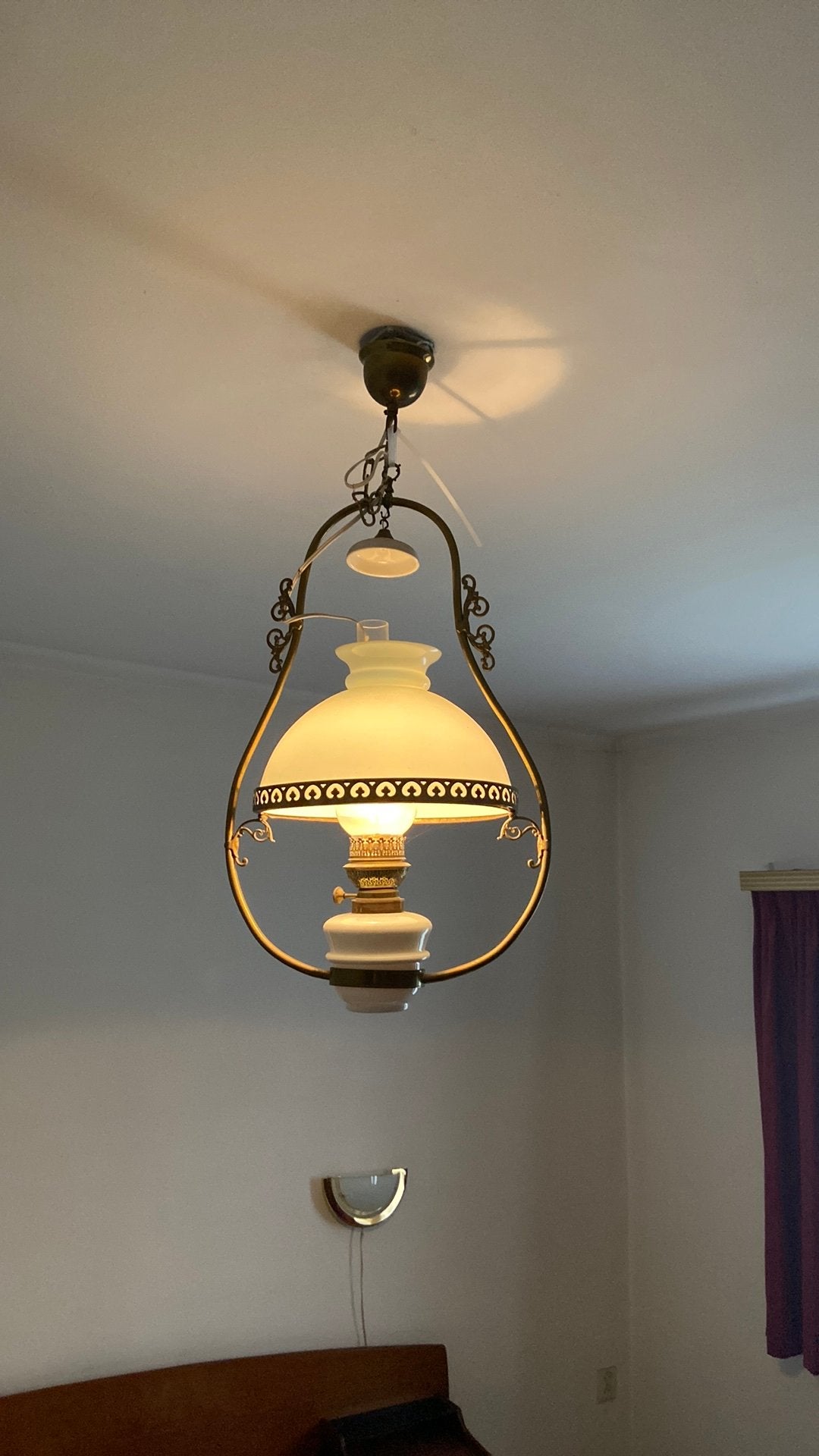 Vintage hanglamp, Ophalen, Gebruikt