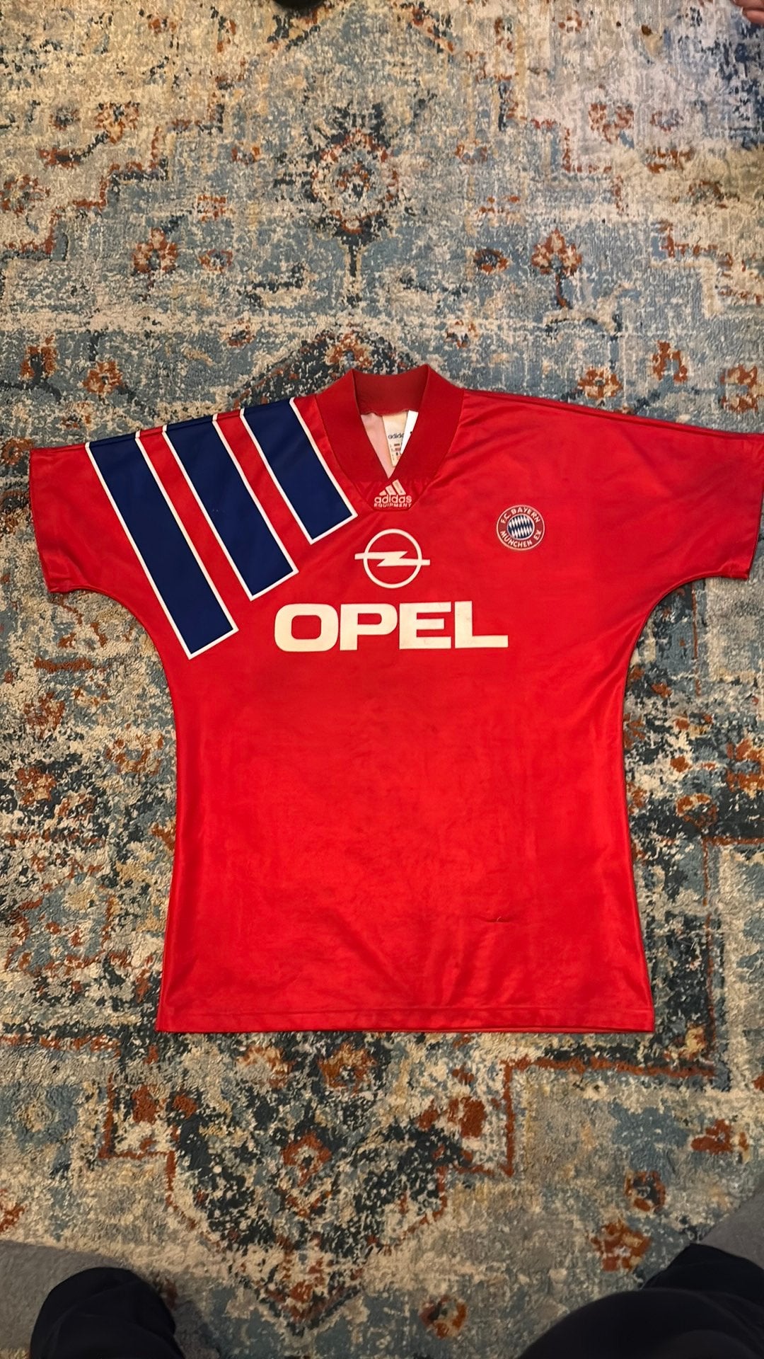 1991 to 1993 FC Bayern Munich Home jersey, Sport en Fitness, Voetbal, Maat M, Ophalen, Zo goed als nieuw, Shirt
