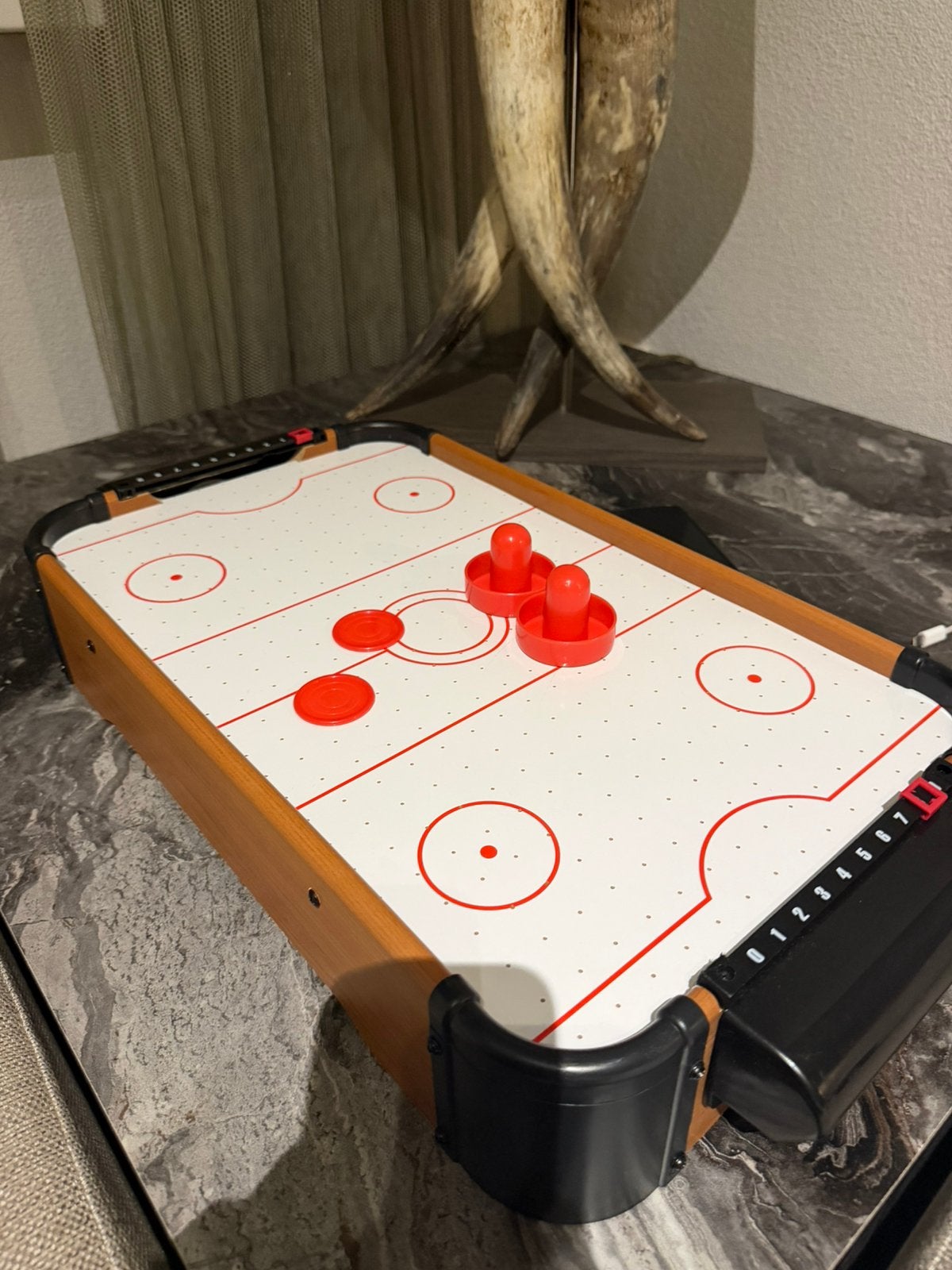 Mini air hockeytafel, Ophalen, Zo goed als nieuw