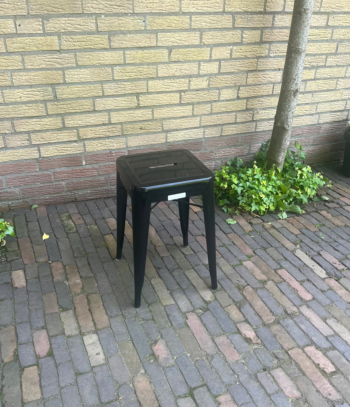Zwarte industriële kruk - Kitchen Trend, Ophalen, Gebruikt