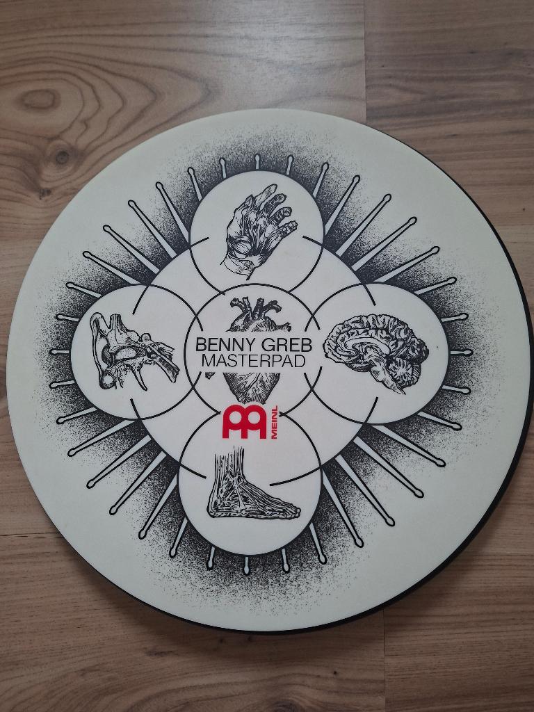 MEINL BENNY Greb, oefenpad voor drummers 12", Muziek en Instrumenten, Drumstellen en Slagwerk, Ophalen, Gebruikt, Overige merken
