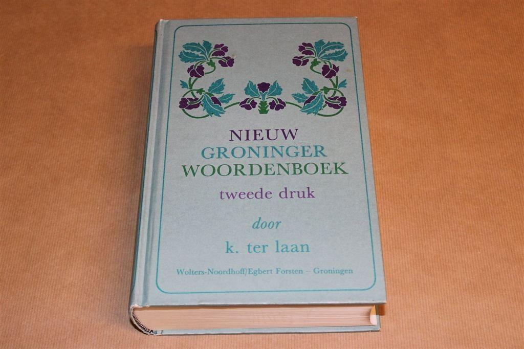 Nieuw Groninger Woordenboek — K. ter Laan Facsimile [1952], Ophalen of Verzenden, Gelezen