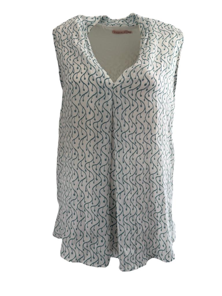 Esqualo top L, Blauw, Ophalen of Verzenden, Zo goed als nieuw, Zonder mouw