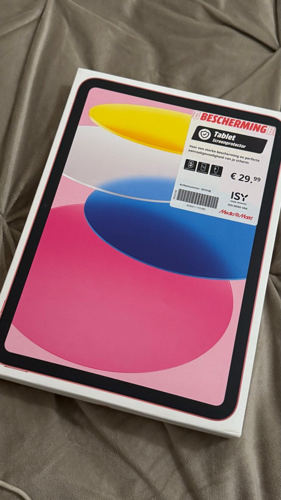 Apple iPad (10e generatie) 128GB Wi-Fi Roze, Rose Goud, Apple iPad, Zo goed als nieuw, 128 GB