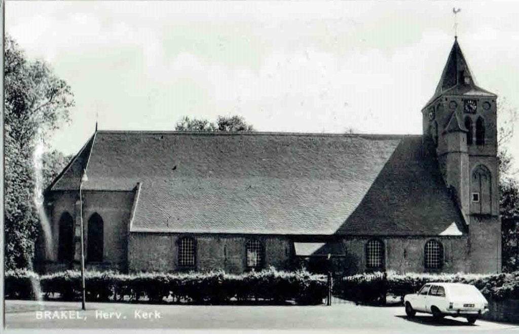 Brakel Hervormde kerk, Verzenden, 1960 tot 1980, Ongelopen, Gebouw