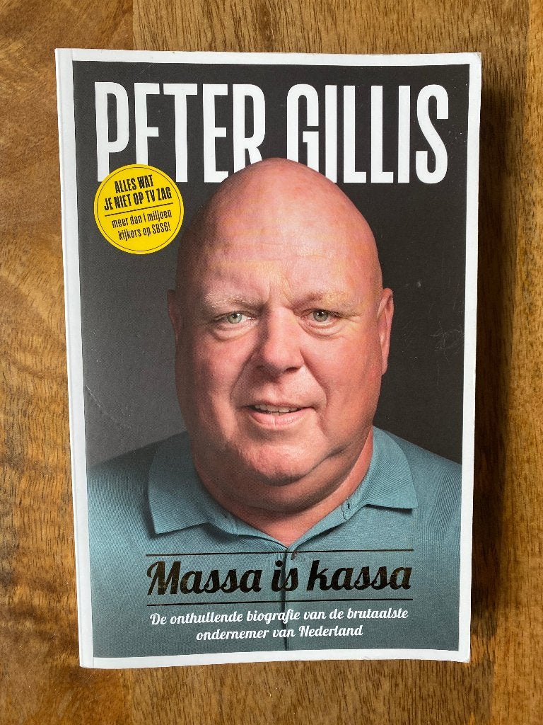 Peter Gillis - Massa is kassa, Peter Gillis, Ophalen of Verzenden, Zo goed als nieuw, Film, Tv en Media