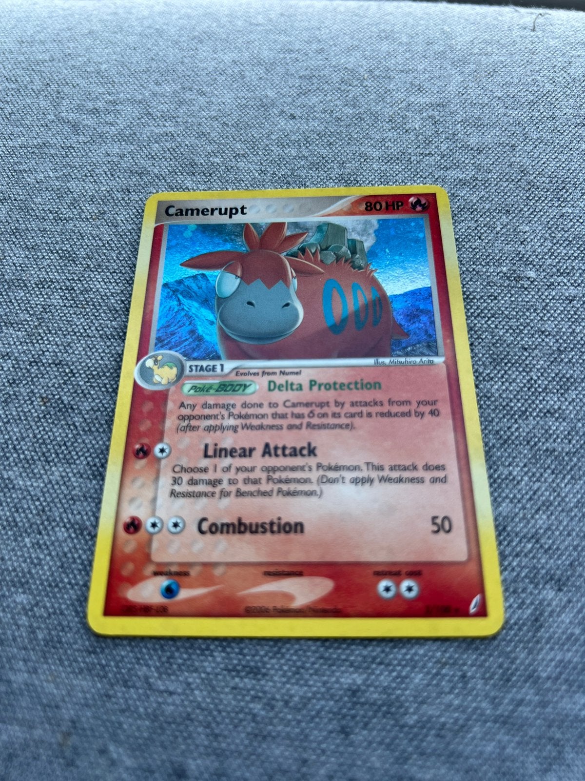 Pokémon kaart - Camerupt 3/100 Holo, Ophalen of Verzenden, Zo goed als nieuw