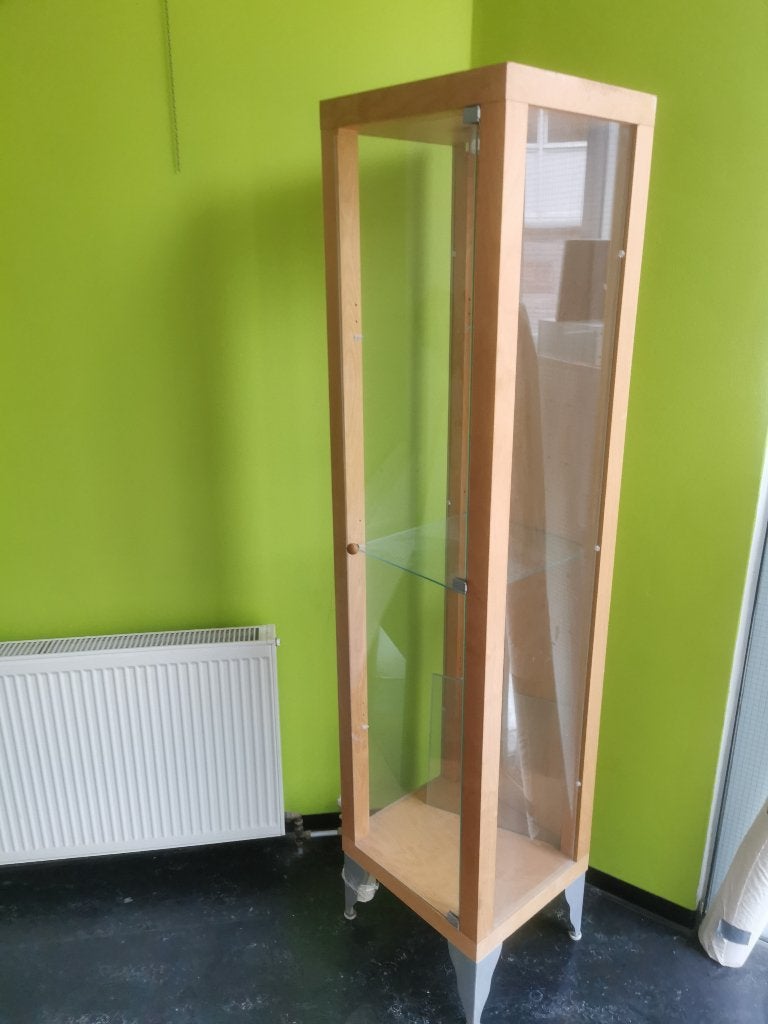Ikea Nartrop Vitrinekast, Huis en Inrichting, Kasten | Vitrinekasten, Ophalen, Met plank(en), 50 tot 100 cm, Zo goed als nieuw
