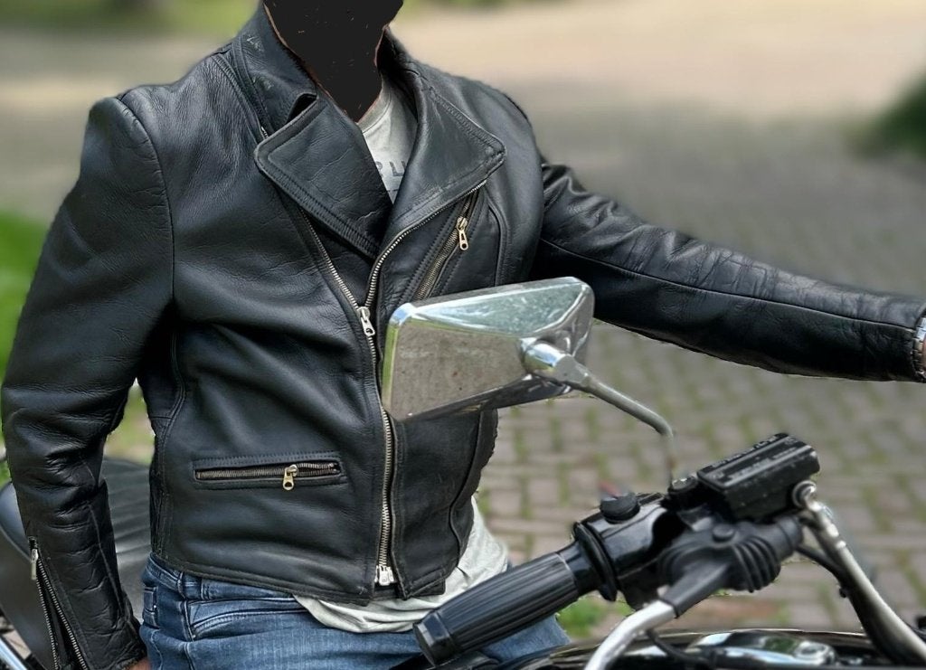 Leren motor, jas , jack., Ophalen, Tweedehands, Jas | leer, Overige merken