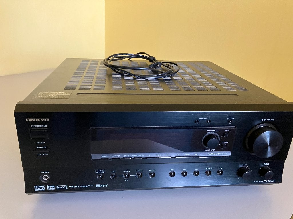 Goede versterker Onkyo in nieuwstaat, Ophalen of Verzenden, Zo goed als nieuw, 120 watt of meer, Onkyo