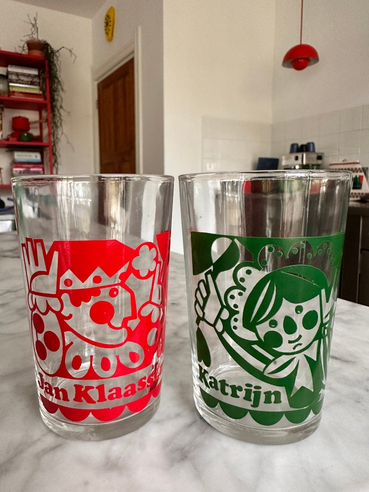 Jan Klaassen en Katrijn Glaasjes Vintage Poppenkast Set, Ophalen of Verzenden, Huis en Inrichting