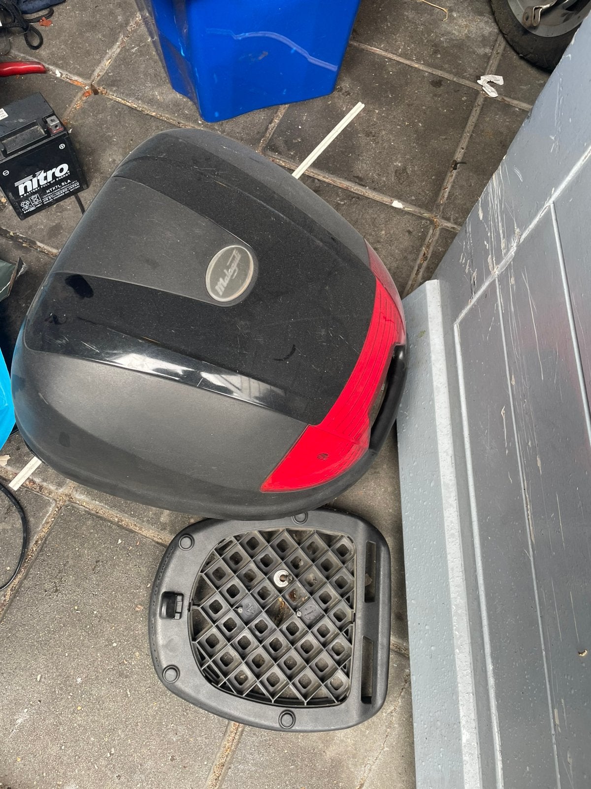 Malaguti scooter/motor koffer, Ophalen of Verzenden, Zo goed als nieuw