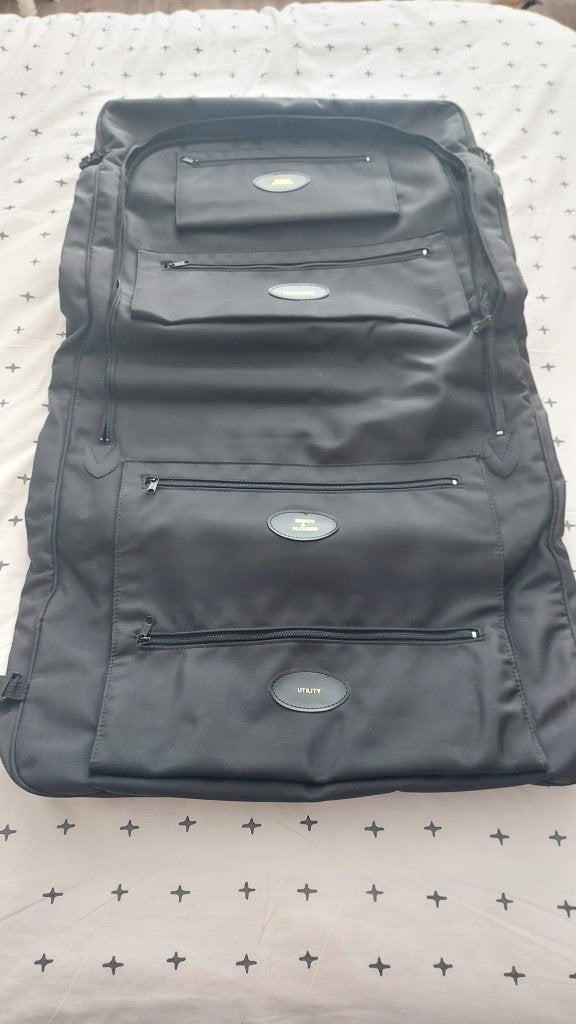 kledinghoes - kostuum reistas, Sieraden, Tassen en Uiterlijk, Tassen | Reistassen en Weekendtassen, 30 cm of meer, Zwart, Zo goed als nieuw