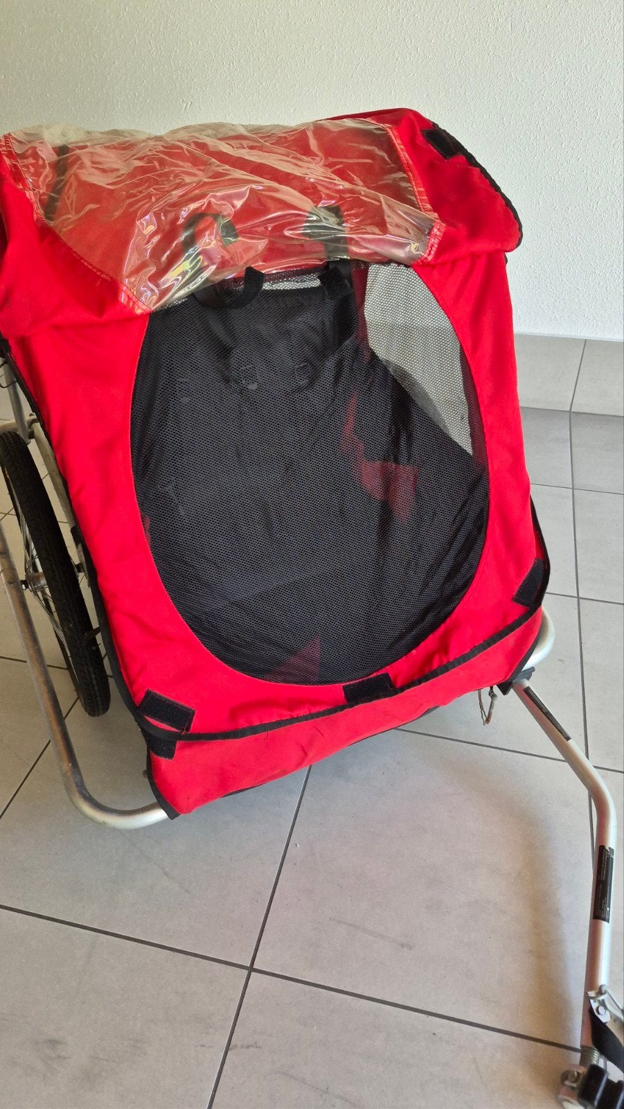 Fietskar voor 1 of 2 kinderen, Ophalen, Zo goed als nieuw, Kinderkar, 40 tot 60 kg