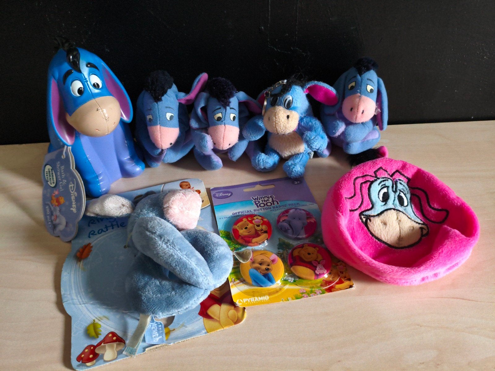 Grote Eeyore collectie - Knuffels, rammelaar en meer!, Disney, Disney, Overige typen, Blauw