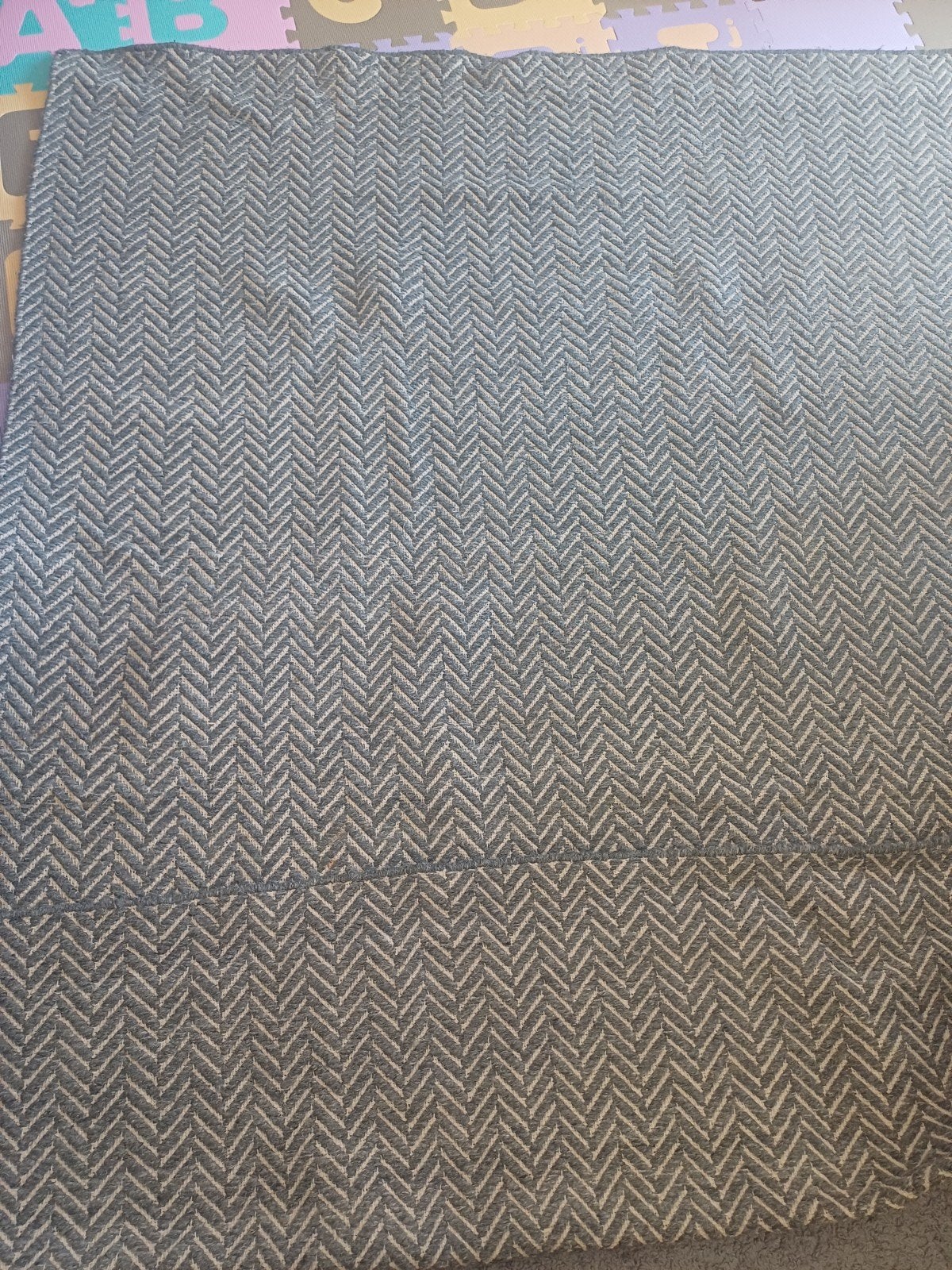 Handgemaakt Vloerkleed Denmark 160x230 cm Grijs, Ophalen, Gebruikt, 150 tot 200 cm, Modern, Scandinavisch, Visgraat