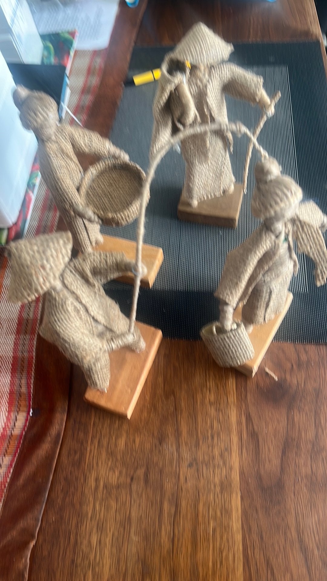 4beelden  gemaakt van jute, Ophalen of Verzenden, Zo goed als nieuw
