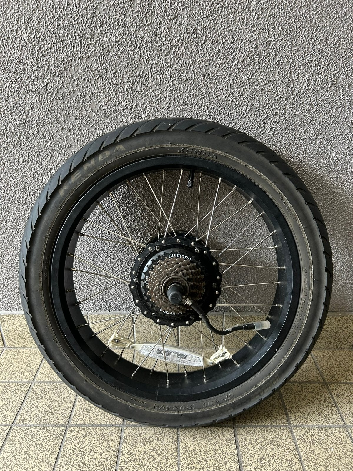 Knaap Bafang motor met remschijf,cassette,reflector en band, Fietsen en Brommers, Fietsonderdelen, Band, Ophalen of Verzenden