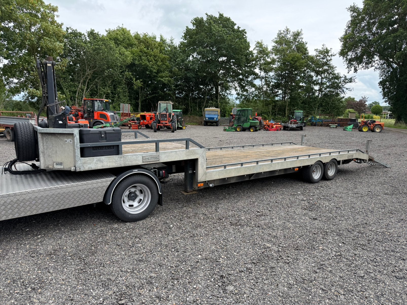 VELDHUIZEN P27-2 BE Oplegger BE Trailer Aanhanger, Ophalen