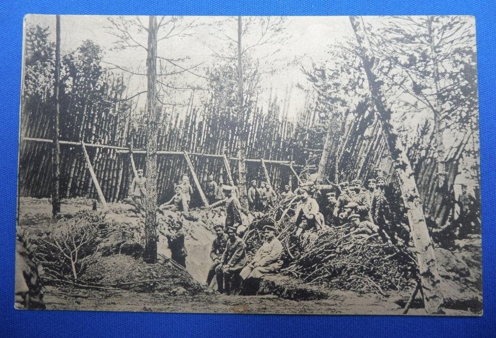WO1 Duitse Feldpostkaart 24e Reserve-Infanteriedivisie 1916, Verzamelen, Verzenden, Landmacht, Duitsland, Foto of Poster