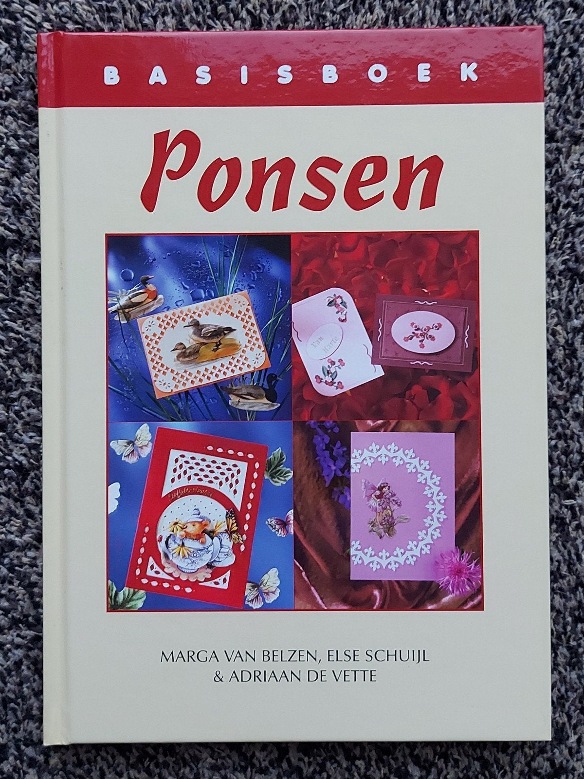 NIEUW! Basisboek Ponsen - creatief kaarten maken, Boeken, Nieuw, Ophalen of Verzenden, Scrapbooking en Knutselen, Marga van Belzen, Else Schuijl en Adriaan de Vette