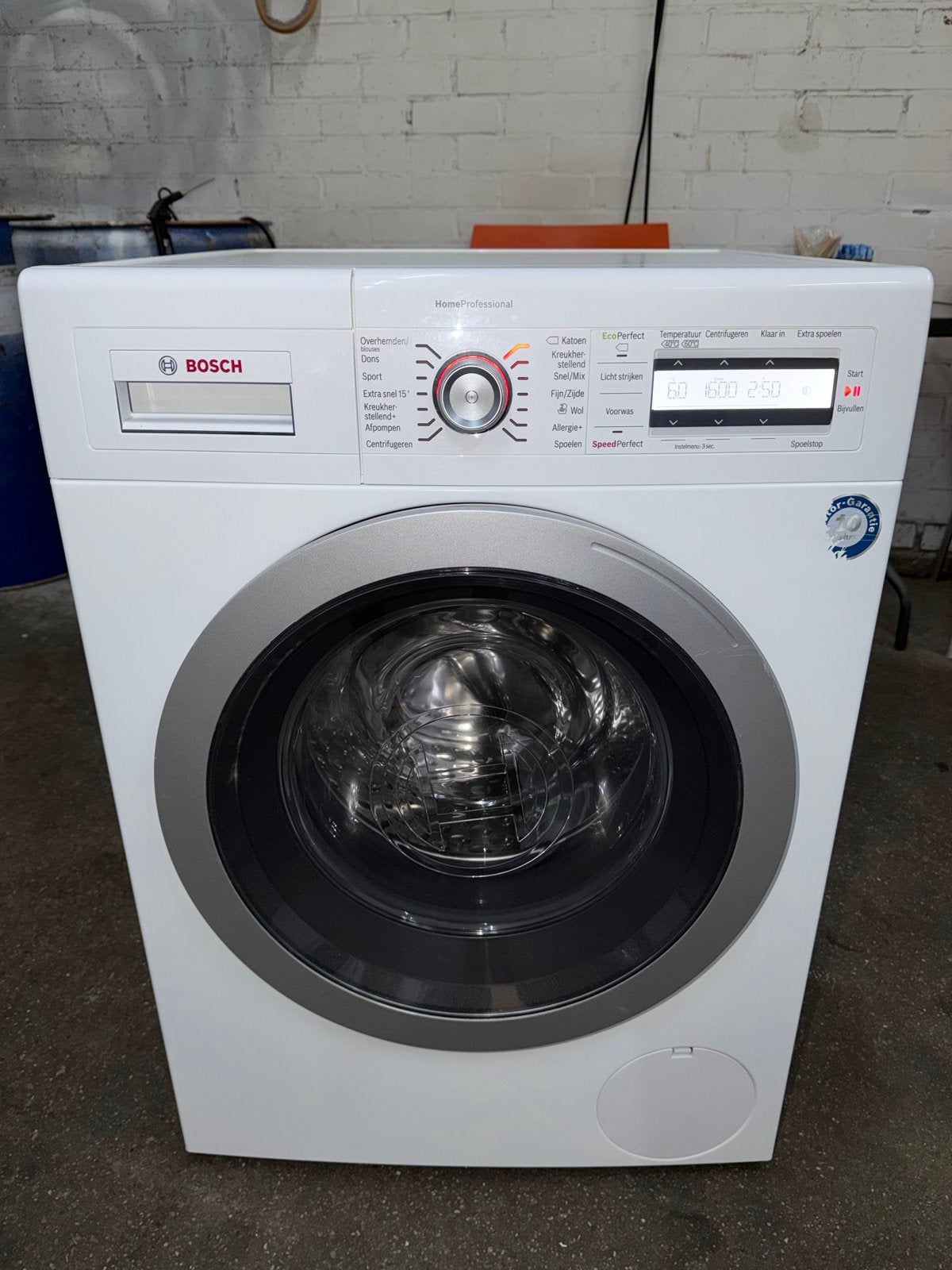 Bosch HomeProfessional Wasmachine - 9kg, Zeer Goede Staat, Witgoed en Apparatuur, Wasmachines, Ophalen, 1200 tot 1600 toeren, 8 tot 10 kg
