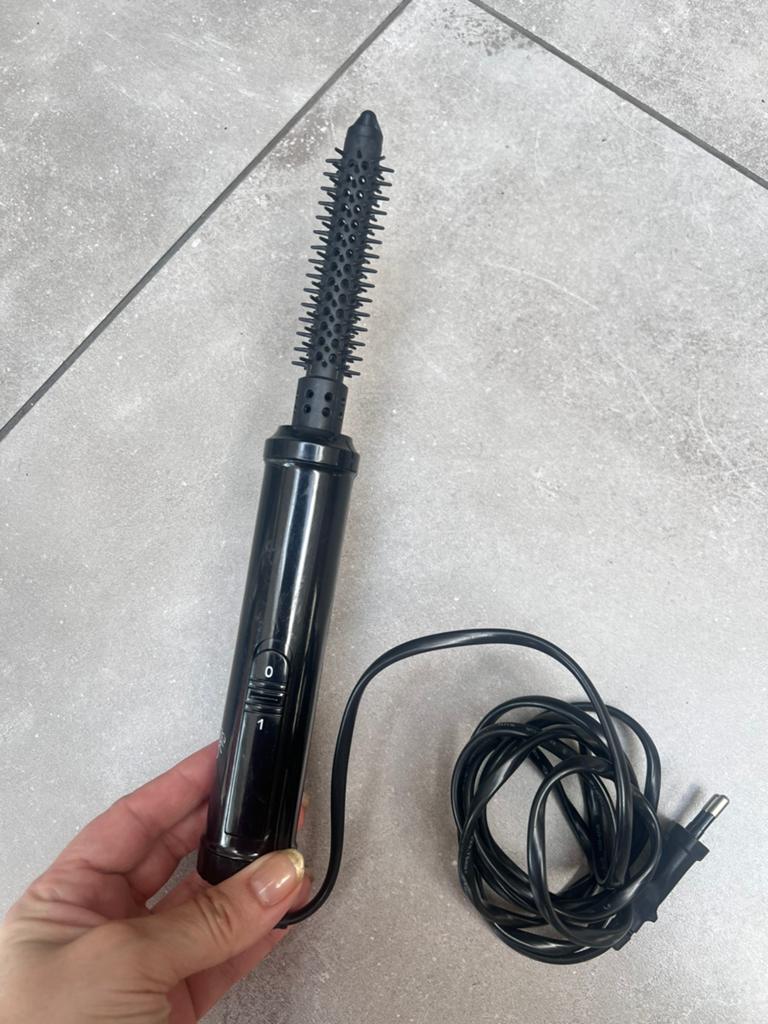 COMPACT ELEKTRISCHE REIS HAARBORSTEL HAAR BORSTEL, Ophalen of Verzenden, Zo goed als nieuw, Krultang of Stijltang