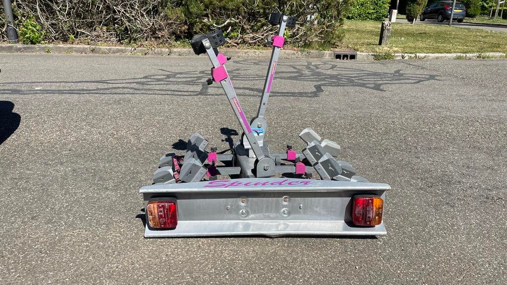 Spinder fietsendrager 3 fietsen, Auto diversen, Ophalen, 3 fietsen of meer, Gebruikt, Trekhaakdrager