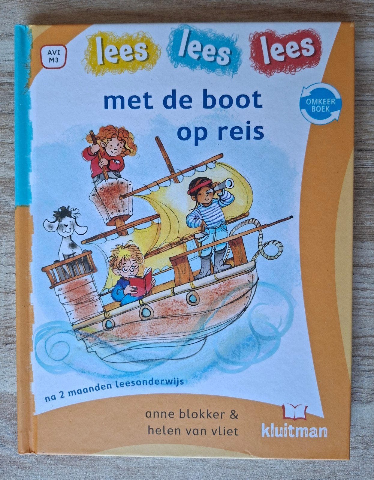 Lees lees lees omkeerboek – AVI Start / AVI M3 – Kluitman, Ophalen of Verzenden, Zo goed als nieuw, Fictie algemeen