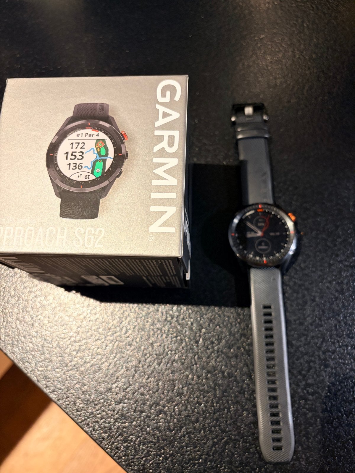 Garmin Approach S62 Golf GPS Horloge - Zo goed als nieuw, Ophalen, GPS, Zo goed als nieuw