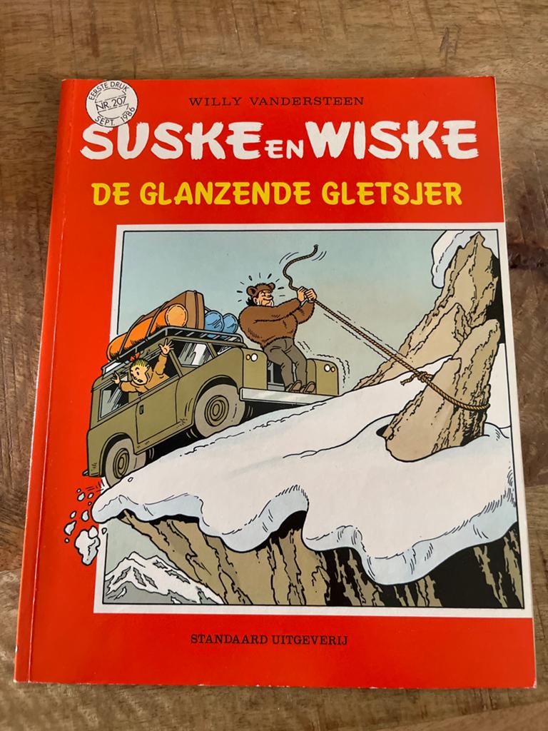 Suske en Wiske - De Glanzende Gletsjer (Eerste Druk), Boeken, Eén stripboek, Ophalen of Verzenden, Gelezen