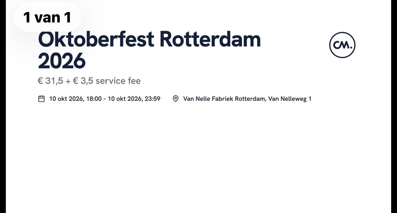 Oktoberfest rotterdam, Drie personen of meer, Overige soorten, Overige typen