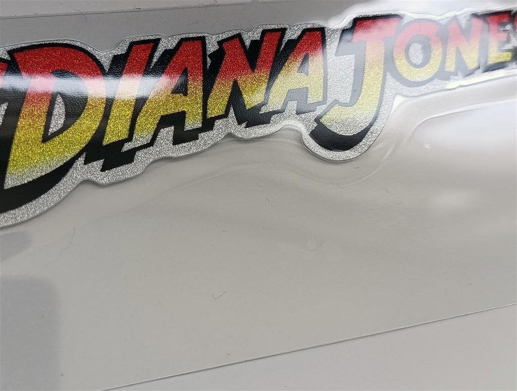 INDIANA JONES Logo Film STICKER, Verzenden, Nieuw, Bedrijf of Vereniging