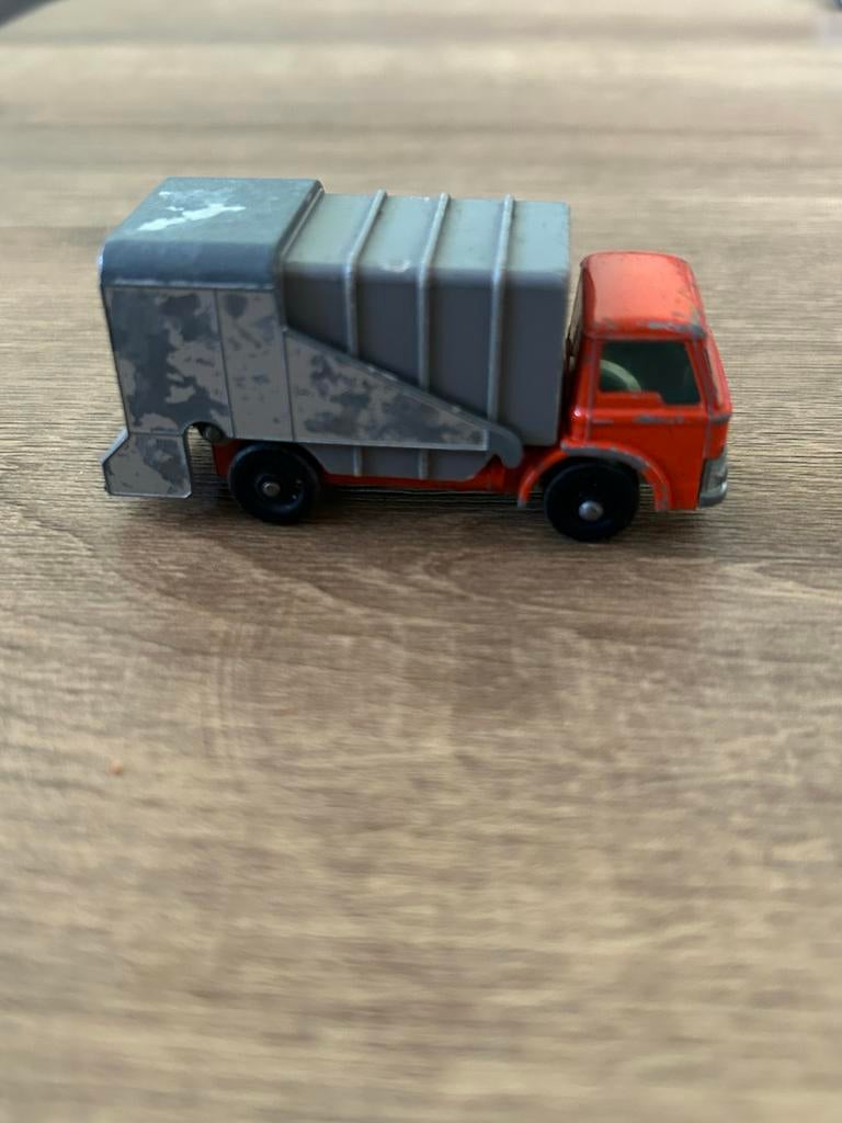 Vintage Matchbox vuilniswagen (gebruikt), Kinderen en Baby's, Ophalen of Verzenden, Gebruikt