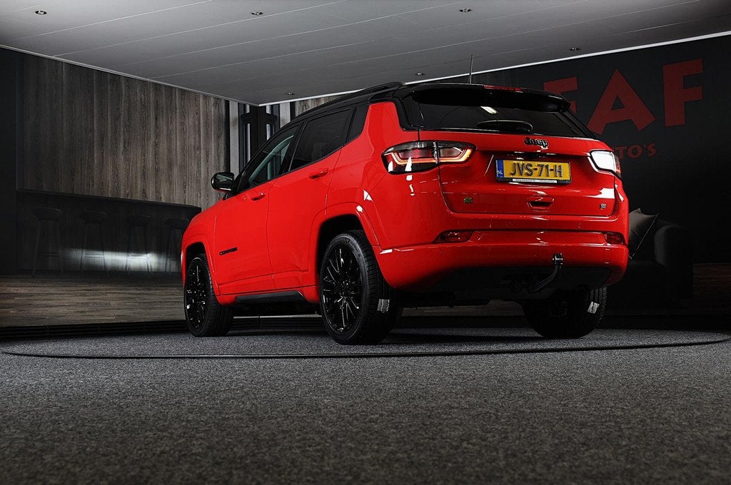 Jeep COMPASS 1.5T e-Hybrid Limited / AUT / Memory / Leder /, Auto's, Gebruikt, 4 cilinders, Automatische klimaatregeling, Bedrijf