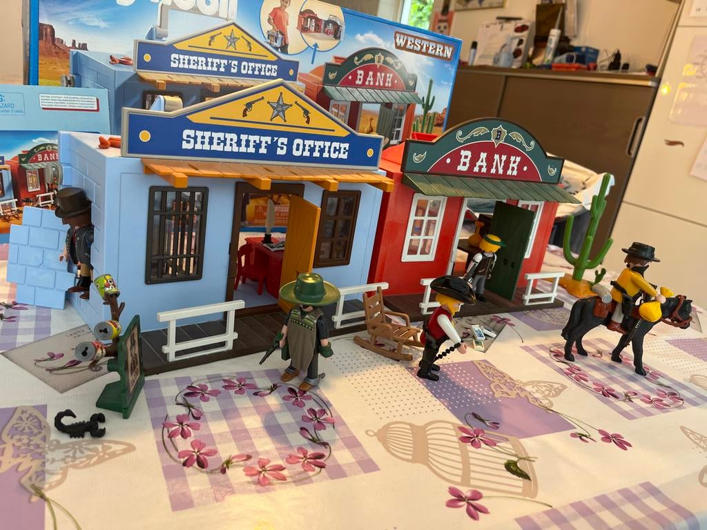 PLAYMOBIL Meeneem Western stad - 70012, Ophalen of Verzenden, Zo goed als nieuw, Complete set
