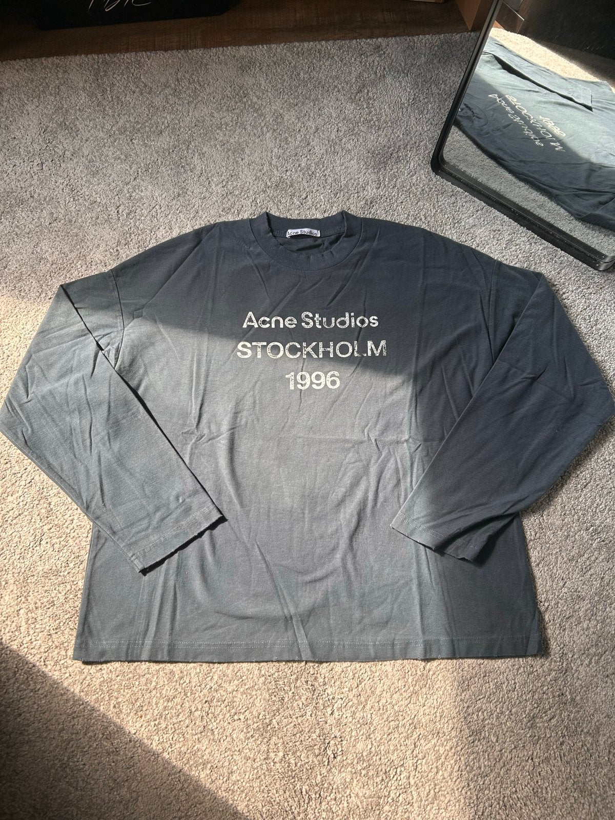 Acne Studios Longsleeve Zwart Maat M Nieuw, Ophalen of Verzenden, Nieuw, Maat 48/50 (M), Zwart