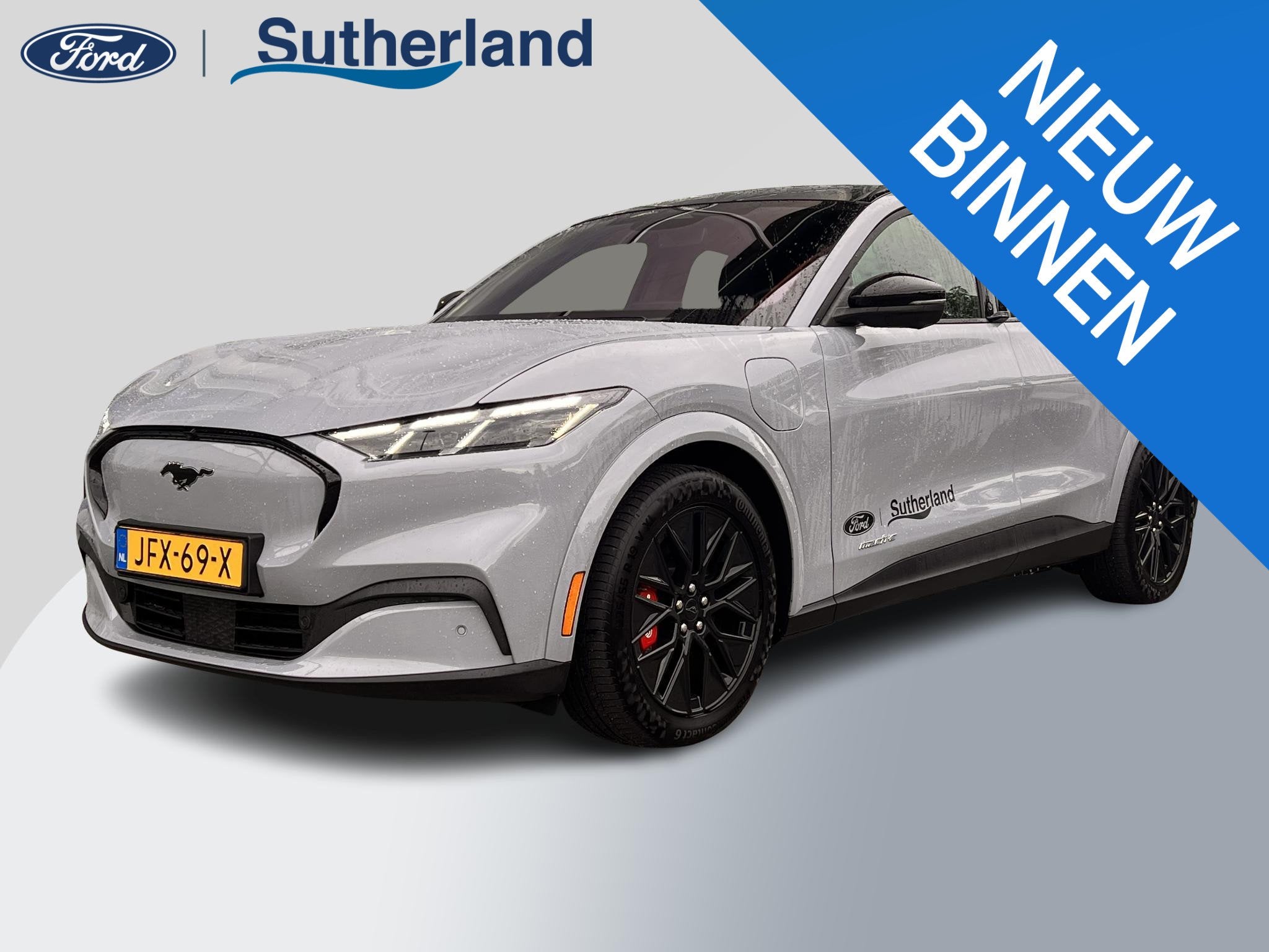 Ford Mustang Mach-E Extended Premium RWD 91 kWh 294pk | Tech, Auto's, Automaat, Achterwielaandrijving, Gebruikt, Zwart