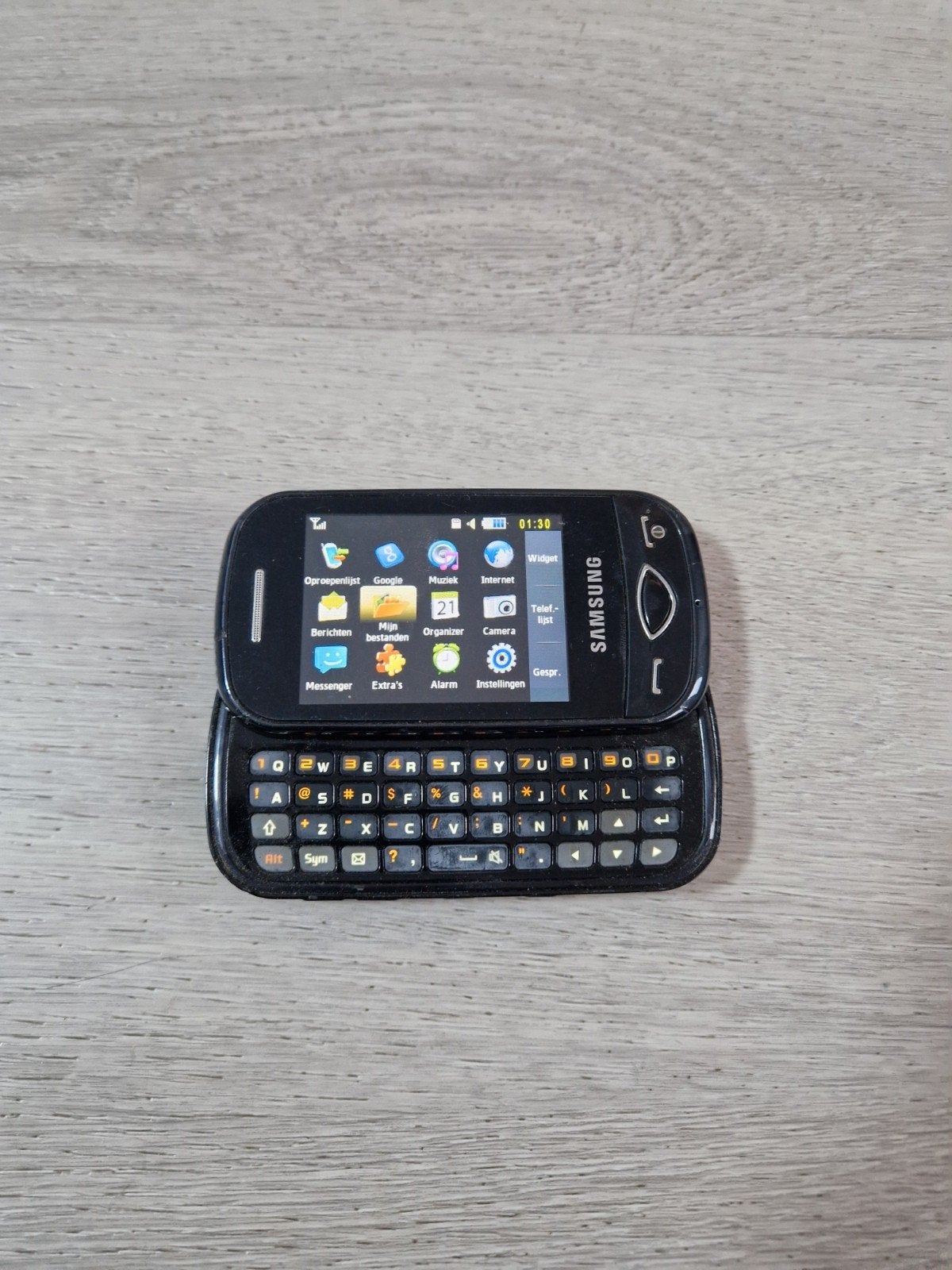 Zeldzame Samsung Galaxy star qwerty in perfecte staat, Telecommunicatie, Mobiele telefoons | Samsung, Ophalen of Verzenden, Zwart