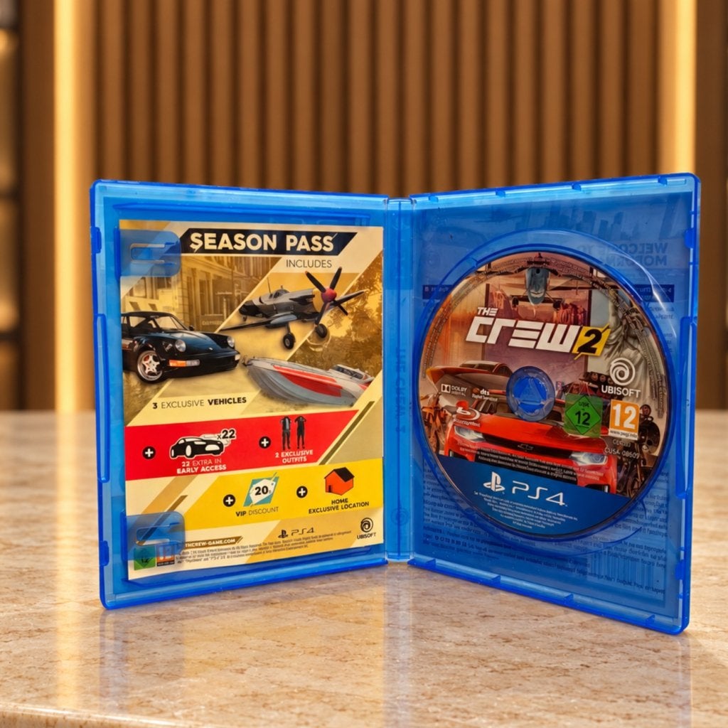 The Crew 2 - PS4 Game, Sony, Zo goed als nieuw, Support@sony.com, 1-7-1 Konan, Minato-ku
Tokyo 108-0075
Japan