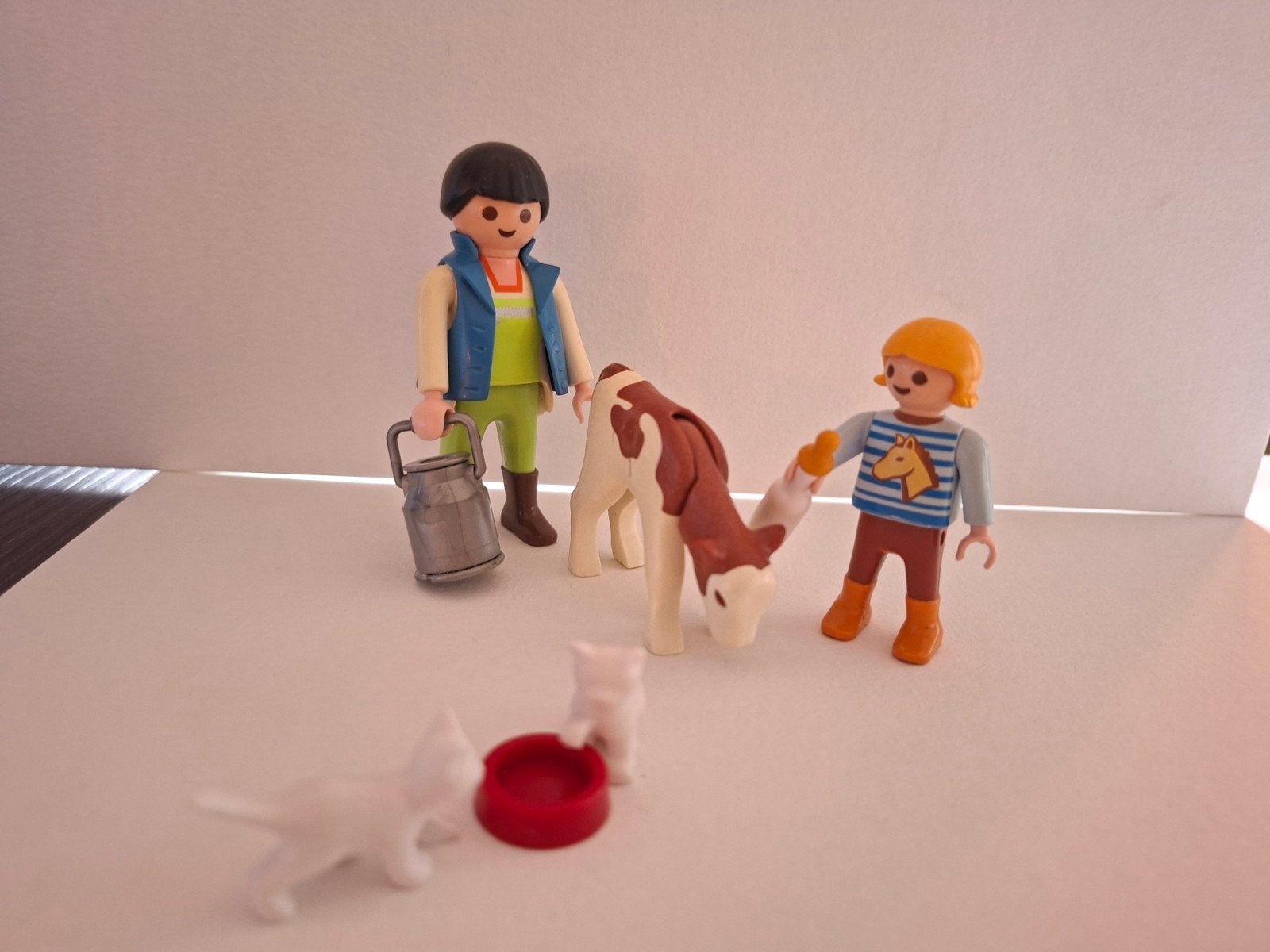Playmobil 4968: boerin met kalfje, Ophalen, Gebruikt, Complete set, Country