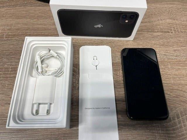 Apple iPhone 11 - inclusief oortjes en oplader, Telecommunicatie, Zwart, Zonder simlock, Zonder abonnement, 128 GB