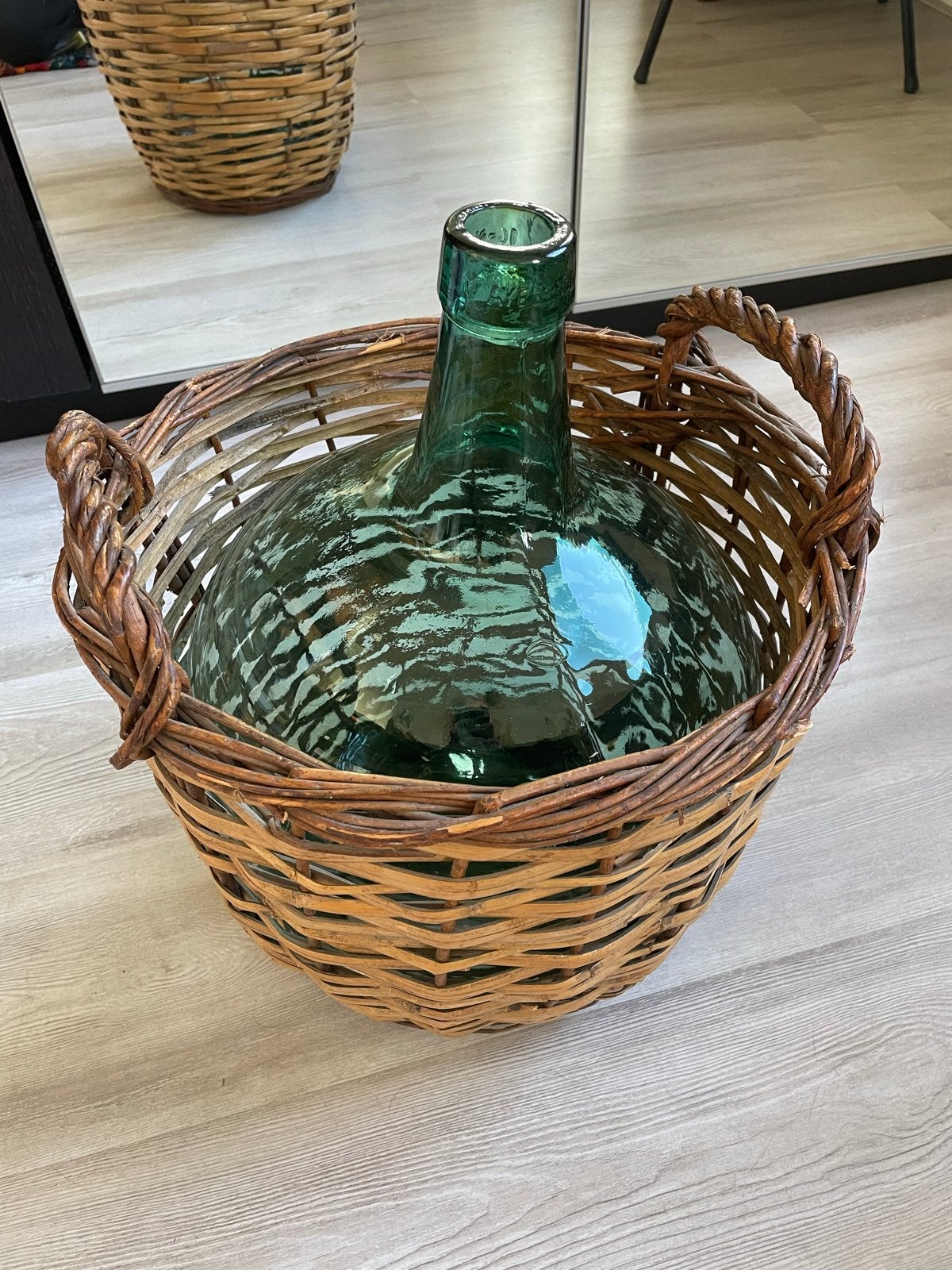 Glazen gistingsfles met waterstop, Ophalen of Verzenden, Gebruikt