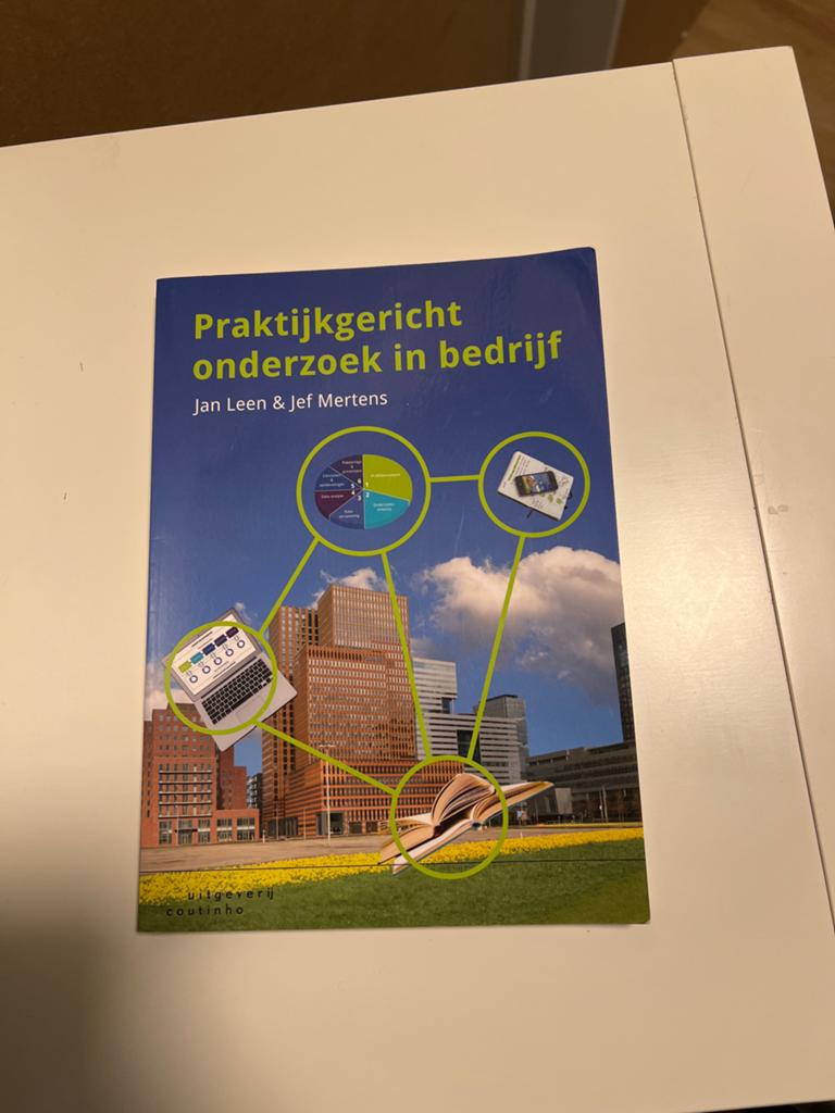 Praktijkgericht onderzoek in bedrijf - Jan Leen & Jef Merten, Ophalen of Verzenden, Gamma, Zo goed als nieuw, HBO